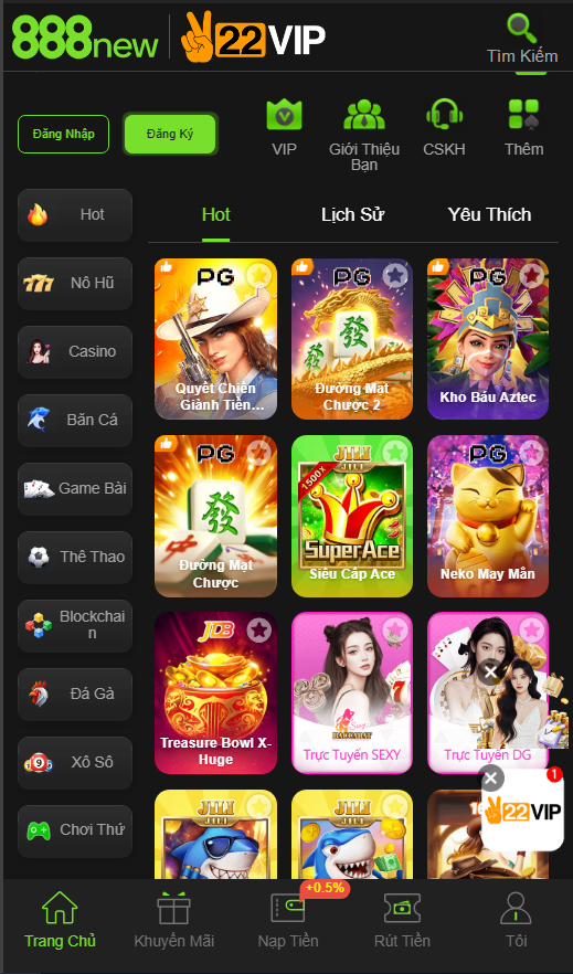 Nhà cái sở hữu hệ thống giao diện vô cùng bắt mắt